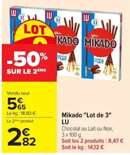 Carrefour Market LU Mikado offre