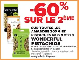 Carrefour Market Wonderful Amandes offre