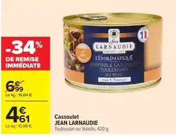 Carrefour Market JEAN LARNAUDIE Cassoulet offre