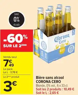 Carrefour Market Corona Cero offre