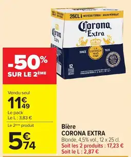 Carrefour Market Corona Extra offre