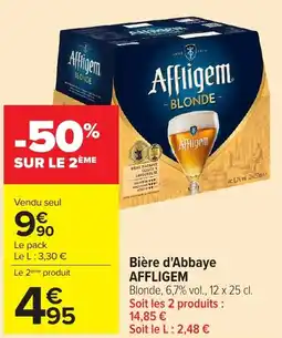 Carrefour Market Affligem Blonde offre