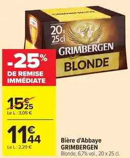 Carrefour Market GRIMBERGEN BLONDE offre