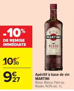 Carrefour Market MARTINI Apéritif offre