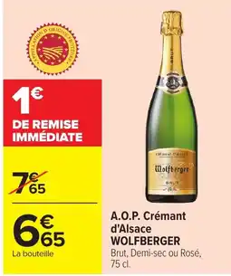 Carrefour Market WOLFBERGER offre