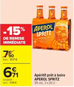 Carrefour Market APEROL SPRITZ offre