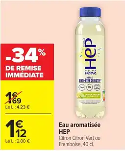 Carrefour Market HEP Eau aromatisée offre