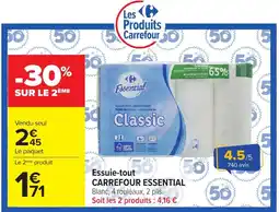 Carrefour Market Essentiel Essuie-tout offre