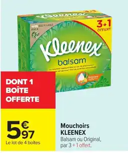 Carrefour Market KLEENEX Mouchoirs offre