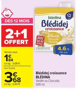 Carrefour Market Blédina Blédidej croissance offre