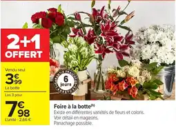 Carrefour Market Foire à la botte offre