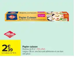 Carrefour Market Albal Papier cuisson offre