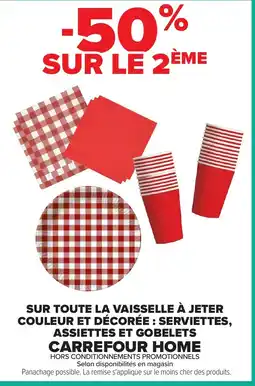 Carrefour Market CARREFOUR HOME offre