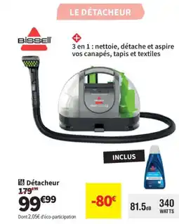 Conforama BISSELL Détacheur offre
