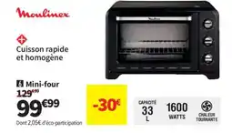 Conforama MOULINEX Mini-four offre