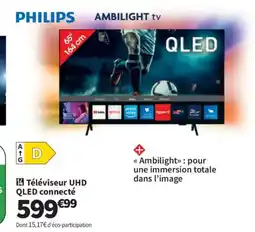 Conforama PHILIPS Téléviseur UHD QLED connecté offre