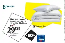 Conforama Kit Nuit Confort Couette +1 oreiller offre