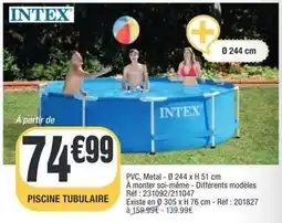 La Foir'Fouille Intex - piscine tubulaire offre
