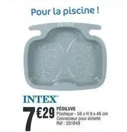 La Foir'Fouille Intex - pédiluve offre