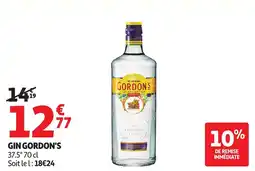 Auchan Supermarché GIN GORDON'S offre