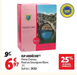 Auchan Supermarché PIERRE CHANAU Igp ardèche offre