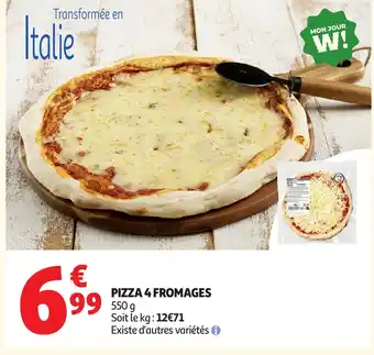 Auchan Supermarché Pizza 4 fromages offre