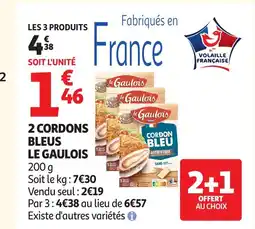 Auchan Supermarché LE GAULOIS 2 cordons bleus offre