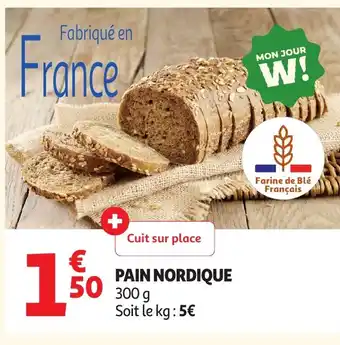 Auchan Supermarché Pain nordique offre