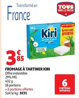 Auchan Supermarché KIRI Fromage à tartiner offre