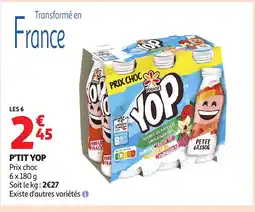 Auchan Supermarché P'TIT YOP offre