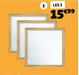 GiFi Lot de 3 miroirs offre