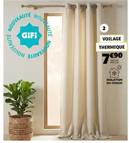 GiFi Voilage thermique offre