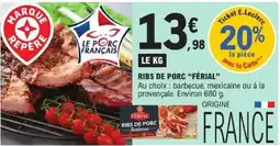 E.Leclerc FÉRIAL RIBS DE PORC offre
