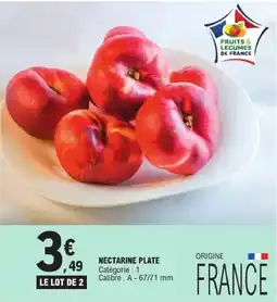 E.Leclerc Nectarine plate offre