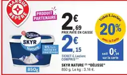 E.Leclerc Délisse skyr nature offre
