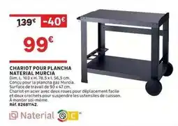 Leroy Merlin Naterial - chariot pour plancha murcia offre