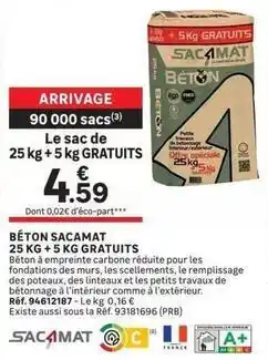 Leroy Merlin Prb - beton sacs offre