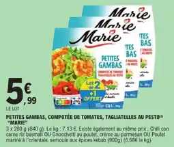 E.Leclerc Marie PETITES GAMBAS offre