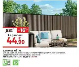 Leroy Merlin Dim - bardage métal offre
