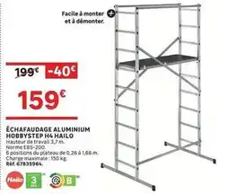 Leroy Merlin Facile - echafaudage aluminium hobbystep offre