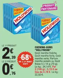 E.Leclerc HOLLYWOOD CHEWING-GUMS offre