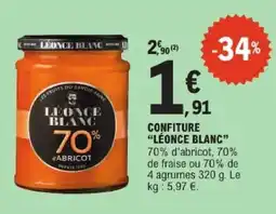 E.Leclerc LÉONCE BLANC CONFITURE offre