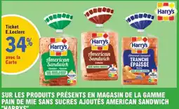 E.Leclerc Harrys American Sandwich offre