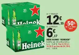 E.Leclerc Heineken Bière blonde offre