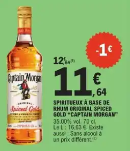 E.Leclerc Captain Morgan Spiced Gold offre