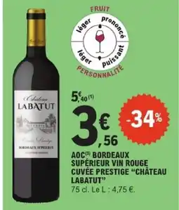 E.Leclerc Château LABATUT offre