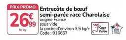 Promocash Promo - entrecôte de bœuf semi-parée race charolaise offre