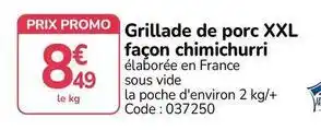 Promocash Promo - grillade de porc xxl façon chimichurri offre