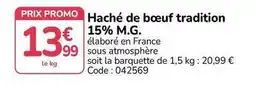 Promocash Promo - haché de boeuf tradition 15% m.g offre
