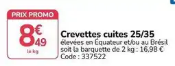 Promocash Promo - crevettes cuites 25/35 offre